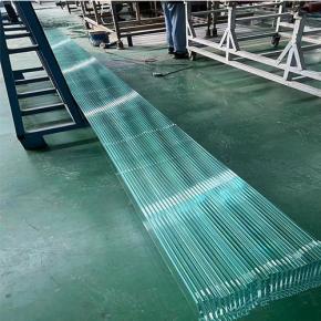 350mm width glass fin 