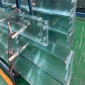 300mm width glass fin