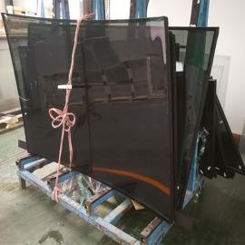 Double curved glass for custom-made 